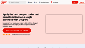 What Coupert.com website looks like in 2024 