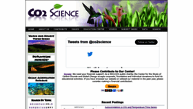 What Co2science.org website looks like in 2024 