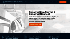 What Constructionjournal.com website looks like in 2024 
