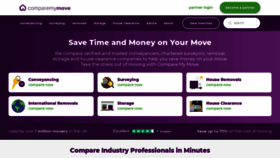 What Comparemymove.com website looks like in 2024 
