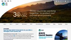 What Cec.org website looked like in 2024 (1 year ago)