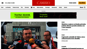 What Cambiocolombia.com website looks like in 2024 
