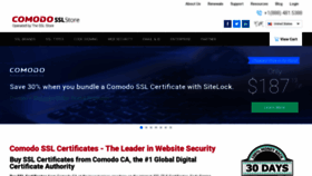 What Comodosslstore.com website looks like in 2024 
