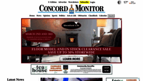 What Concordmonitor.com website looks like in 2024 