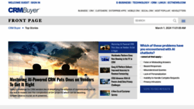 What Crmbuyer.com website looks like in 2024 
