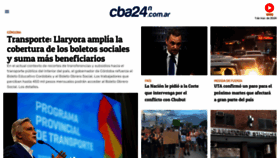What Cba24n.com.ar website looked like in 2024 (1 year ago)