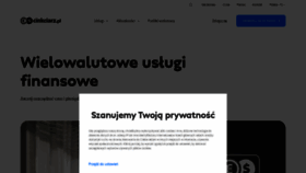 What Cinkciarz.pl website looks like in 2024 