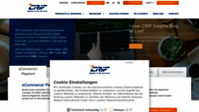 What Crif.de website looks like in 2024 