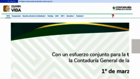 What Contaduria.gov.co website looks like in 2024 