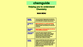 What Chemguide.co.uk website looks like in 2024 