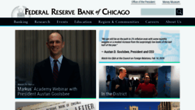 What Chicagofed.org website looks like in 2024 