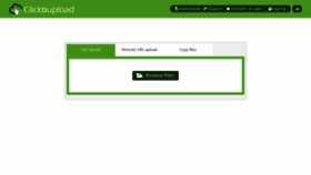 What Clicknupload.space website looked like in 2024 (1 year ago)