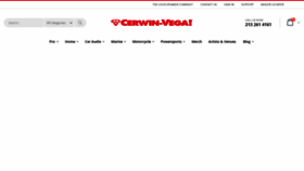 What Cerwinvega.com website looks like in 2024 