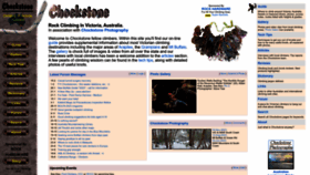What Chockstone.org website looks like in 2024 