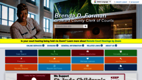 What Clerk-17th-flcourts.org website looked like in 2024 (1 year ago)