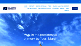 What Coloradodems.org website looks like in 2024 