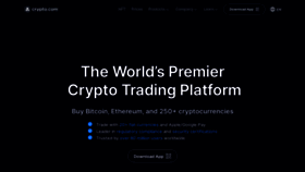 What Crypto.com website looks like in 2024 