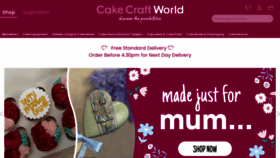 What Cakecraftworld.co.uk website looks like in 2024 