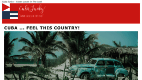 What Cuba-junky.com website looks like in 2024 