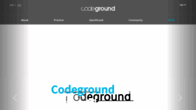 What Codeground.org website looks like in 2024 