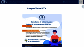 What Campusvirtual.utn.ac.cr website looks like in 2024 