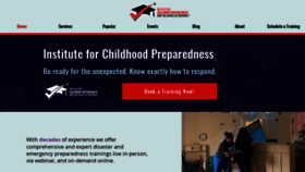 What Childhoodpreparedness.org website looks like in 2024 