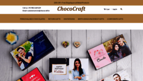 What Chococraft.in website looks like in 2024 