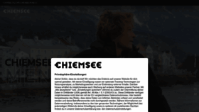 What Chiemsee.com website looks like in 2024 