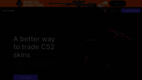 What Cs.money website looked like in 2024 (1 year ago)