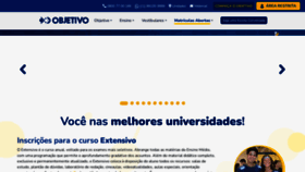 What Curso-objetivo.br website looks like in 2024 