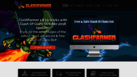 What Clashfarmer.com website looks like in 2024 