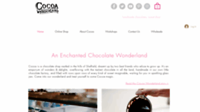 What Cocoawonderland.co.uk website looks like in 2024 