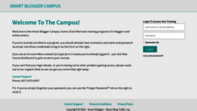 What Campus.smartblogger.com website looks like in 2024 