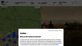 What Cyklistevitani.cz website looks like in 2024 