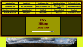 What Cnyhiking.com website looks like in 2024 