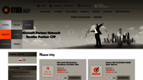 What Cyber-sklep.pl website looks like in 2024 