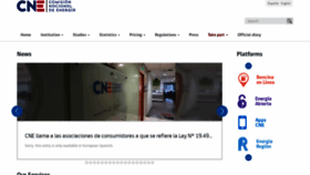 What Cne.cl website looks like in 2024 