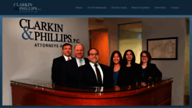 What Clarkinphillips.com website looks like in 2024 