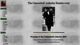 What Cannonball-adderley.com website looks like in 2024 