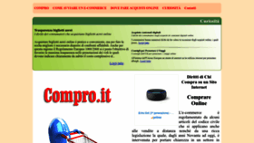 What Compro.it website looks like in 2024 