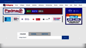 What Collegenp.com website looks like in 2024 