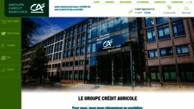 What Credit-agricole.com website looks like in 2024 