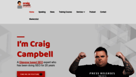 What Craigcampbellseo.com website looks like in 2024 