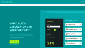 What Calconic.com website looked like in 2024 (1 year ago)