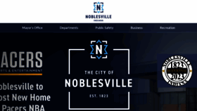 What Cityofnoblesville.org website looks like in 2024 