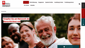 What Caritas-augsburg.de website looks like in 2024 