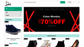 What Christianlouboutinshoessaleoutlet.us website looks like in 2024 