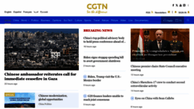 What Cgtn.com website looks like in 2024 