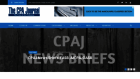 What Cpajournal.com website looks like in 2024 