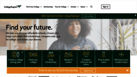 What Collegeraptor.com website looks like in 2024 